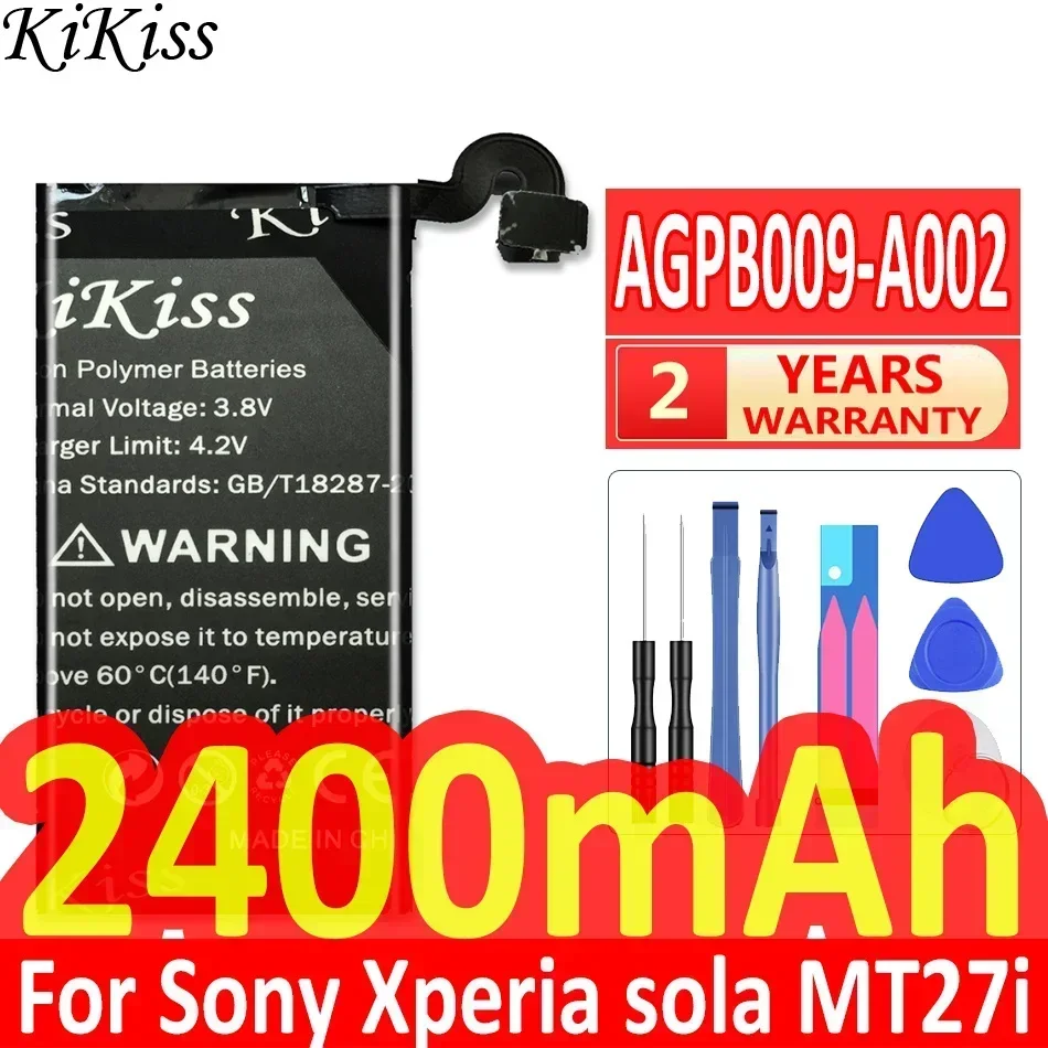 KiKiss Battery For Sony Xperia P LT22 LT22i LT22a Nypon/sola MT27 MT27i MT27a Pepper/Advance ST27i go ST27a st27 Batterij