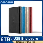 Acasis HDD корпус Чехол 2,5 SATA USB 3,0 внешний корпус для жесткого диска HDD чехол жесткий диск SSD жесткий диск HDD коробка с USB кабелем