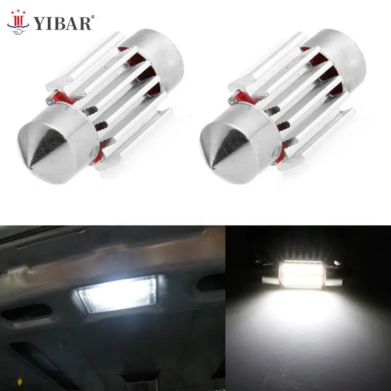 

2 шт., лампы для чтения салона автомобиля 31 мм 4014 12SMD C5W