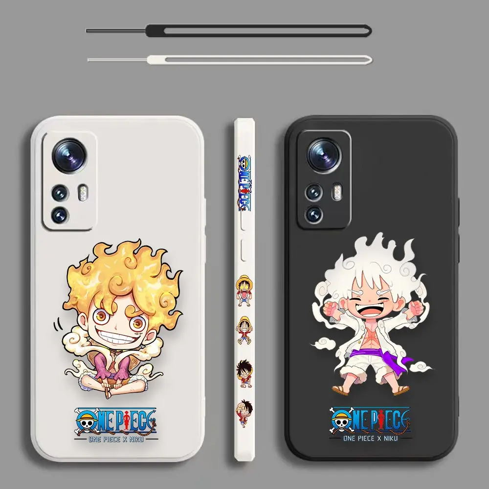 

Case For Xiaomi Mi 12T 12 11 11T 10 10T 10S 9SE 9 CC9 8SE 8 A3 Lite Pro Ultra Tpro Japan Anime Cartoon Cute L-Luffys Gear 5 Case