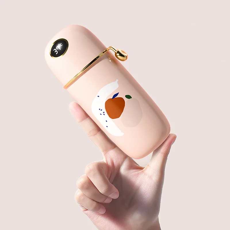 

Портативная вакуумная колба из нержавеющей стали, умный мини-дисплей, модная Дорожная Спортивная высококлассная термофляжка для воды