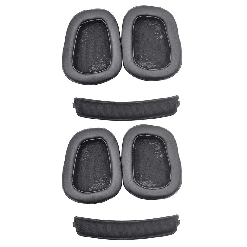 

6X Ear Pads+Headband For Logitech G633 G933 Headphones Replacement Foam Earmuffs Ear Cushion Accessories