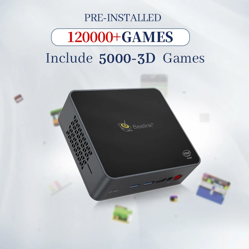 Beelink супер консоль X PC Lite Ретро видео игровая с 85 + эмульаторами 120000 игр для