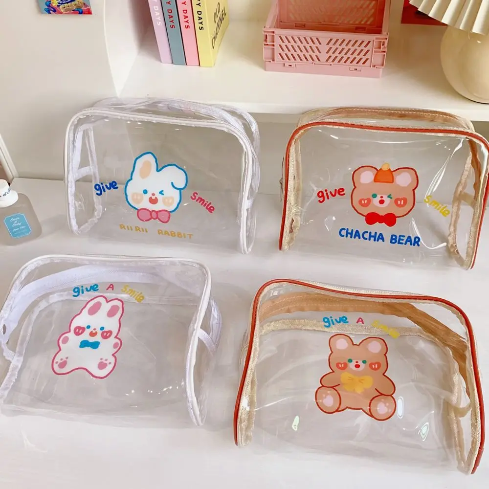 

Kawaii Female Pencil Case Beauty Bath Women Wash Bag Zipper Makeup Pouch Travel Cosmetic Bag Toiletry Organizer