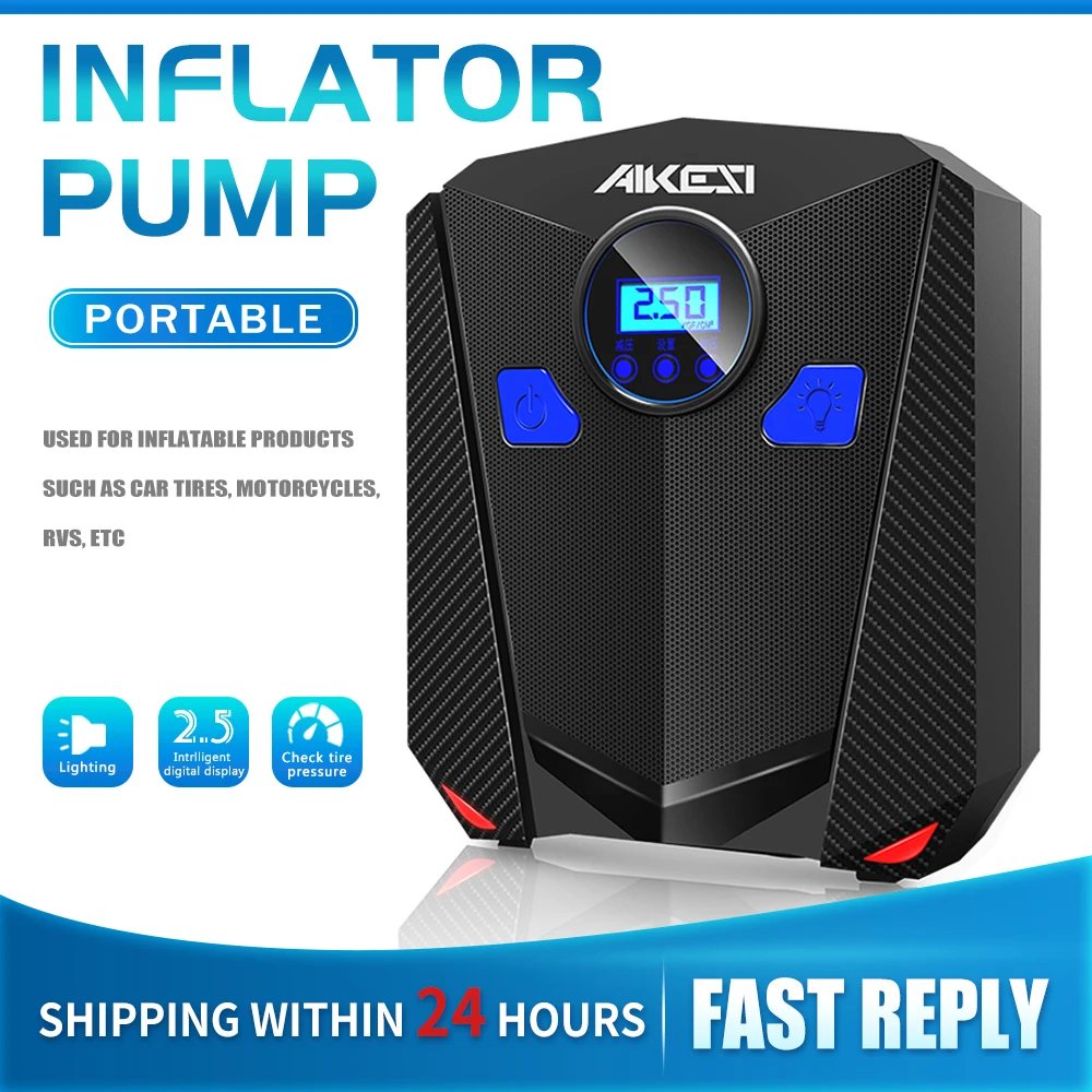 

Car Air Compressor Portable Air Comperssor Digital DC Illumination Inflatable Pump 12V 150PSI for Auto Car Motorcycles Bicycles