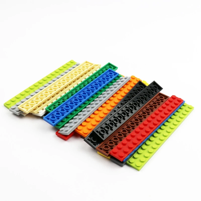 

100 Pieces Building Blocks Plate 2 x 16 Parts 4282 MOC Bricks Set WW2 Army Knight Model Replace Baseplate