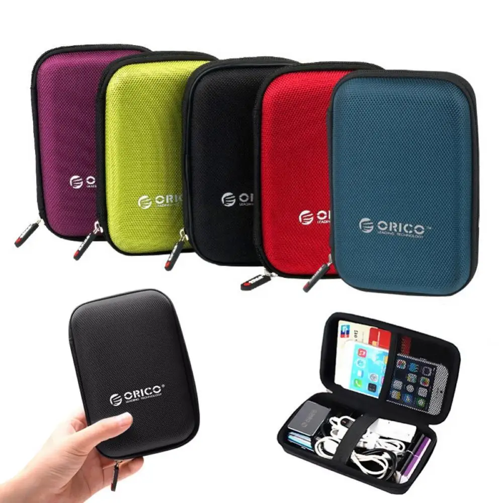 

2.5Inch Hard Disk Case Cables Power Bank Storage Bag Organizer HDD Storage Protection Bag Protective Packet Storage Case