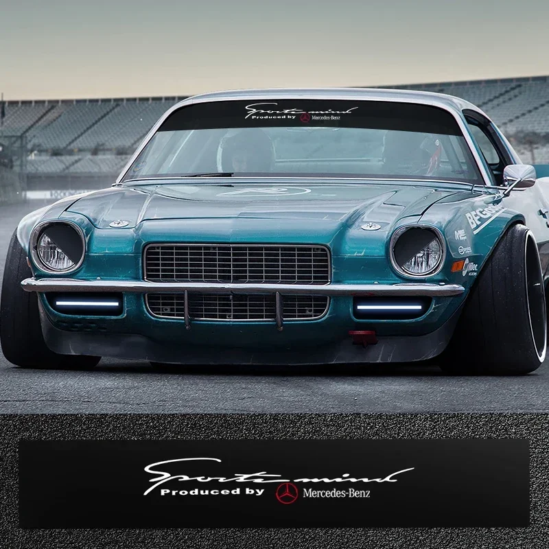 1 шт. автомобильные солнцезащитные наклейки на переднее лобовое стекло для Mercedes