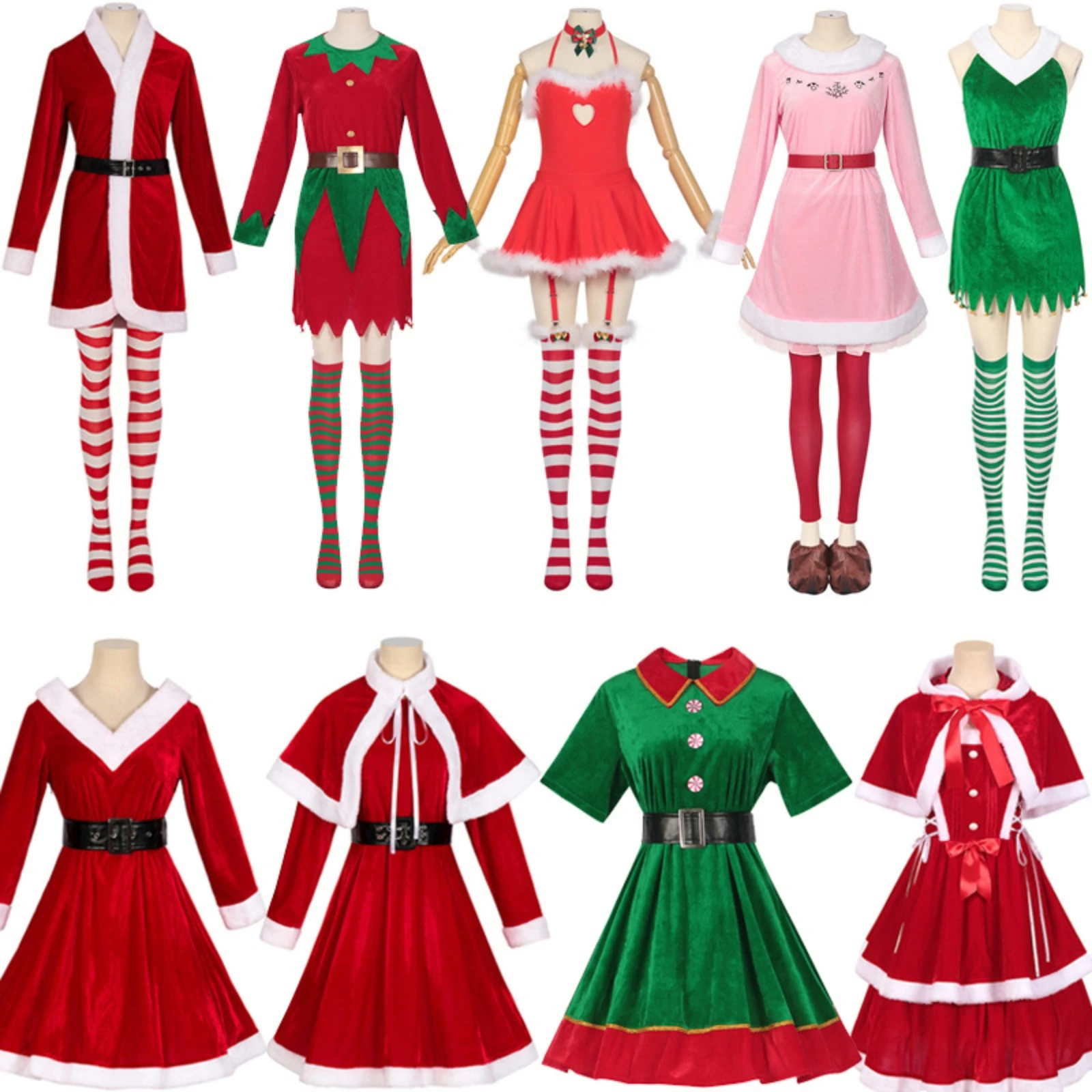 Взрослые леди дневное платье полный костюм для косплея женский новогодний
