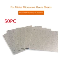 50pcs 108990 3mm for midea microwave ovens sheets high temperature insulating mica plates magnetron cap spare parts
