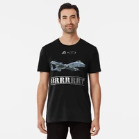 the plane with the brrrrt a 10 warthog ground attack aircraft t shirt new 100 cotton short sleeve o neck casual t shirts