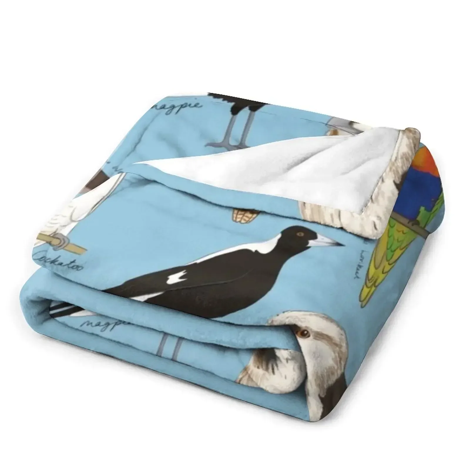 Многоцелевое тяжелое одеяло Sqwawk Warble Hoot Throw Blanket