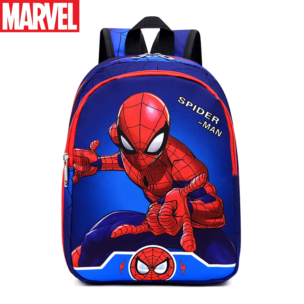 

Детские легкие школьные ранцы Marvel с мультяшным принтом для мальчиков милый Многофункциональный рюкзак Человек-паук детские модные сумки с ...