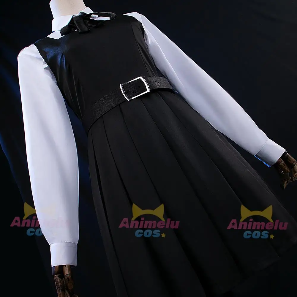 Anime Chainsaw Man Mitaka Asa Cosplay Costume Black Uniform Pleated Skirt war demon cosplay Japanese school uniform