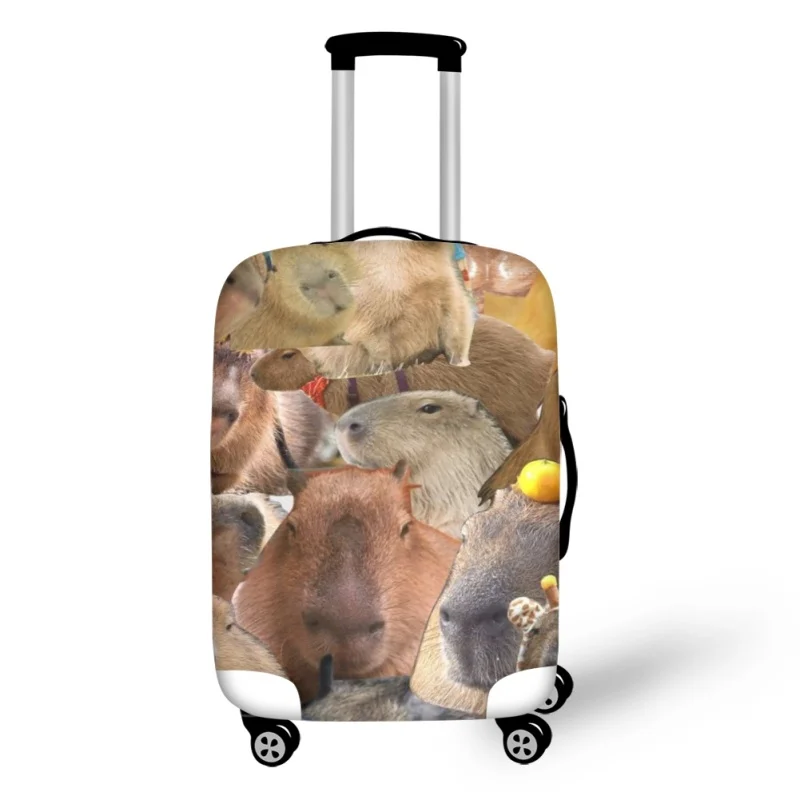 

Capybara Print Luggage Protector Cover Trendy Fancy Pattern Suitcase Cover Elastic Travel Gift Maletas de viaje