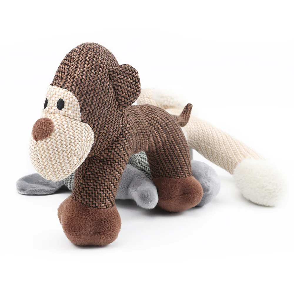 

Pet Molar Sound Pet Toy Tear-resistant Strong Cotton Puppy Accessories Plush Dog Toys Linen Plush Toys Puppy Sound Toys Supplies