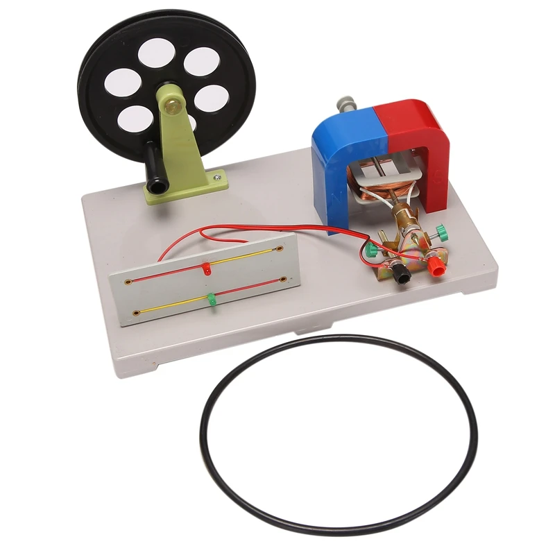 

HOT Hand AC And DC Crank Generator Model Demonstration Motor Generator Activity Model Device Experimental Equipment