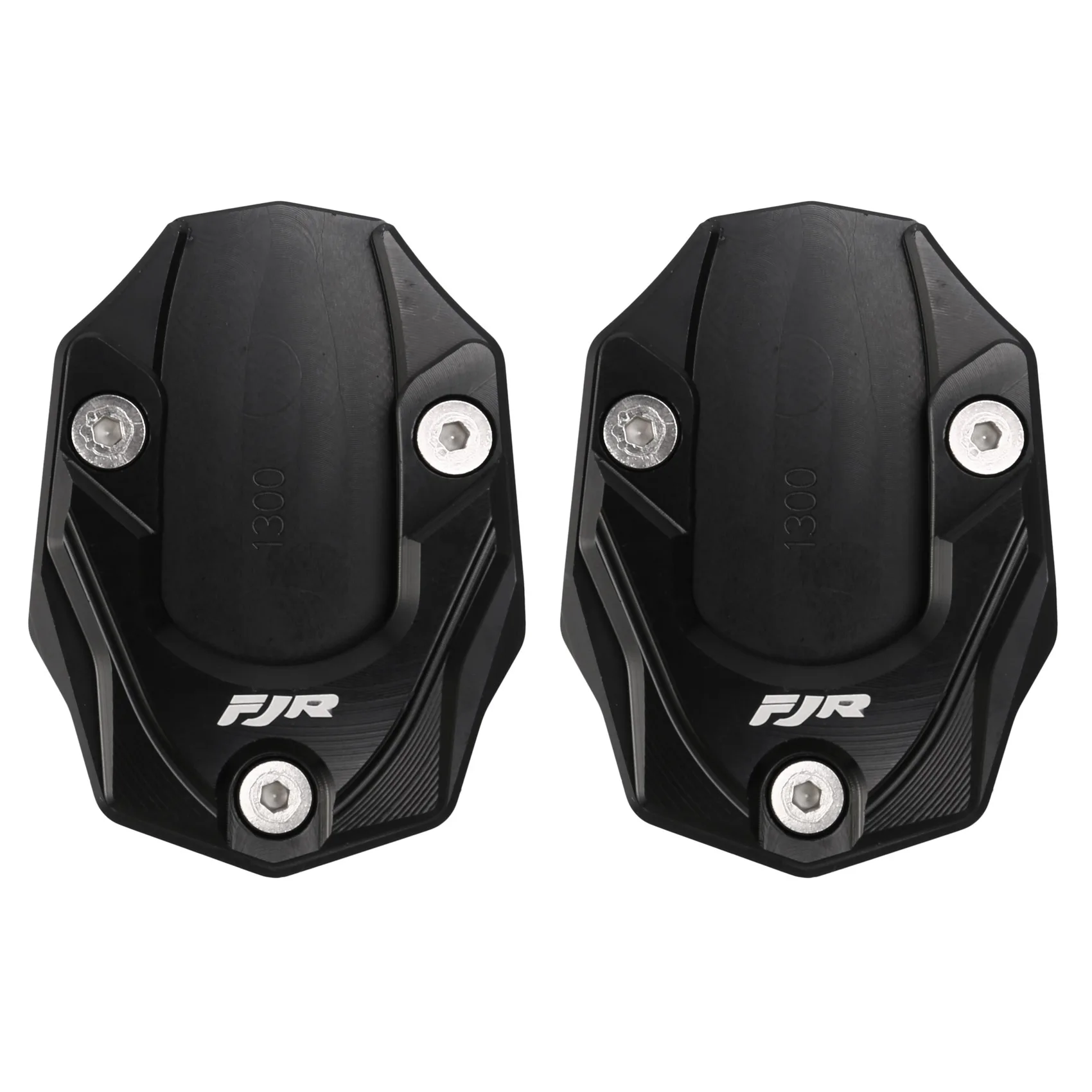 

2X Выдвижная подставка для мотоцикла, боковая подставка, удлинитель для Yamaha FJR1300 FJR 1300 2001-2019 (черный)