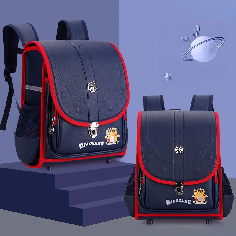 Children Japanese Style Primary School Students Grade 1-4 PU Mermaid Dinosaur Backpacks New Girl Boy Large Fashion Schoolbags