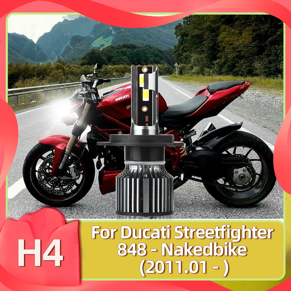 

Передняя фара H4 светодиодный Moto 12 В 848 лм для мотоцикла Ducati Streetfighter 2011 2012 2013 2014 2016 2015 2017 2018 2019 2020 2023-
