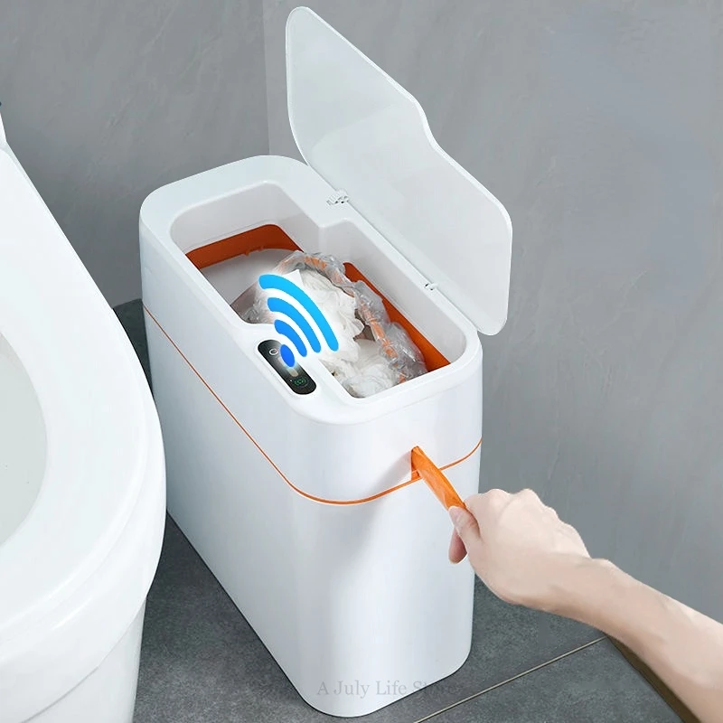 

Мусорная корзина с крышкой, 18 л, с датчиком