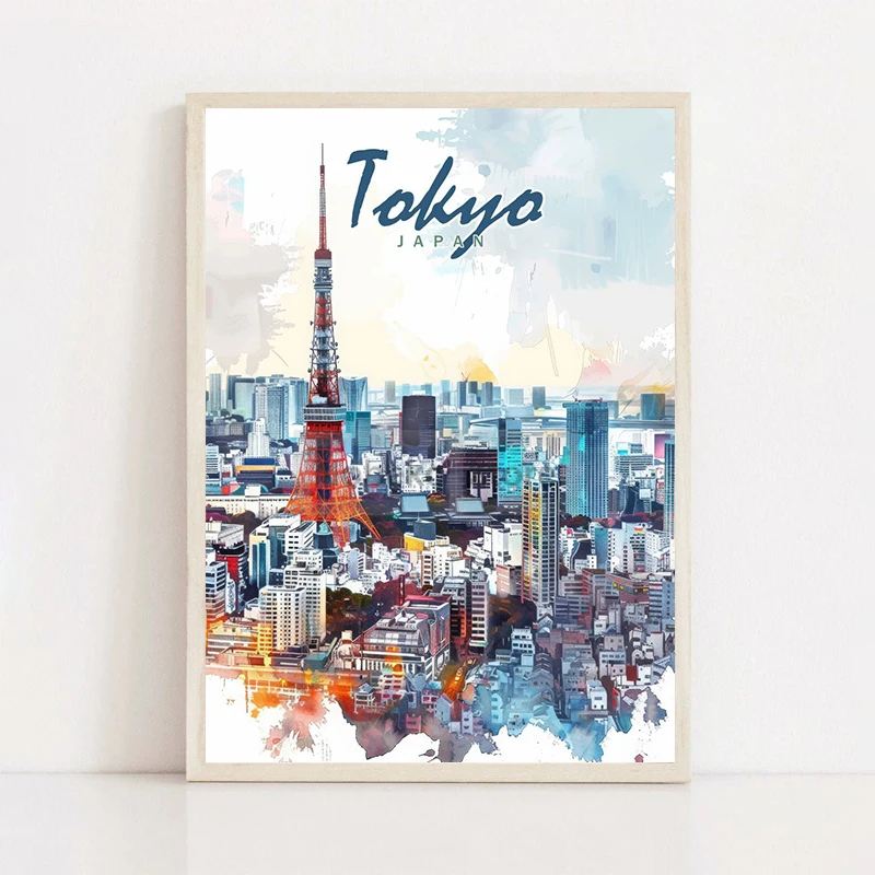 

Печать на холсте "Город вокруг мира"