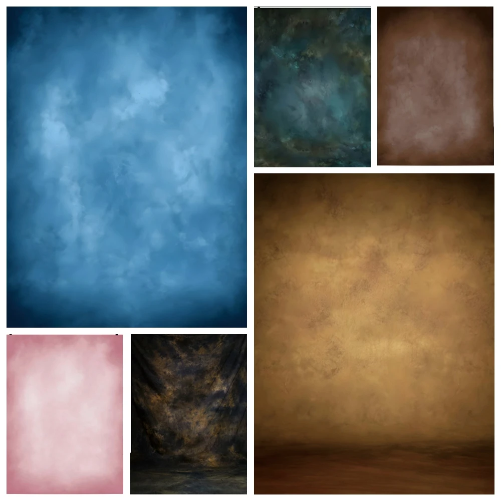 

Vintage Abstract Solid Color Gradient Texture Photography Backdrop Baby Newborn Birthday Kid Audlt Portrait Pet Photo Background