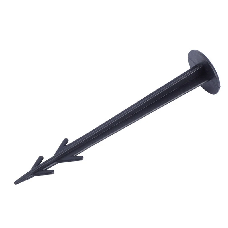 

PHFU-100Pcs Garden Stakes Pegs Garden Lawn Securing Stakes Ground Nail Fixed Anchors Anti Insect Weed Fixing Landscape