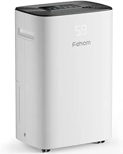 

Sq. Ft Dehumidifier with Drain Hose - Ideal for Bedrooms, Basements, Bathrooms, and Laundry Rooms - with Digital Control Panel,