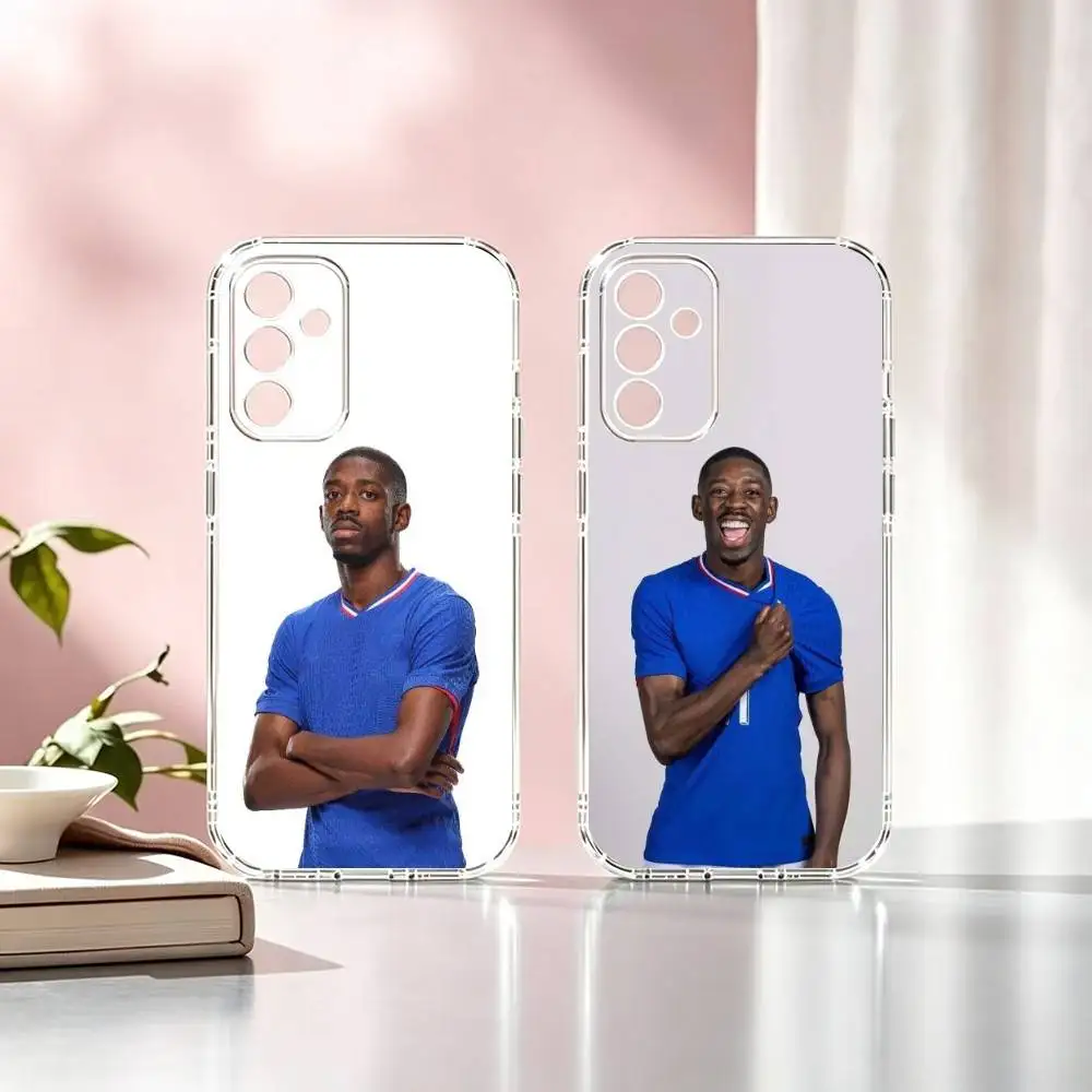 Фото Чехол для телефона Ousmane D-Dembele Football, прозрачный силиконовый мягкий чехол для Samsung A10,12,20,21S,30,31,40,50,51,52,70,71, подарок №1