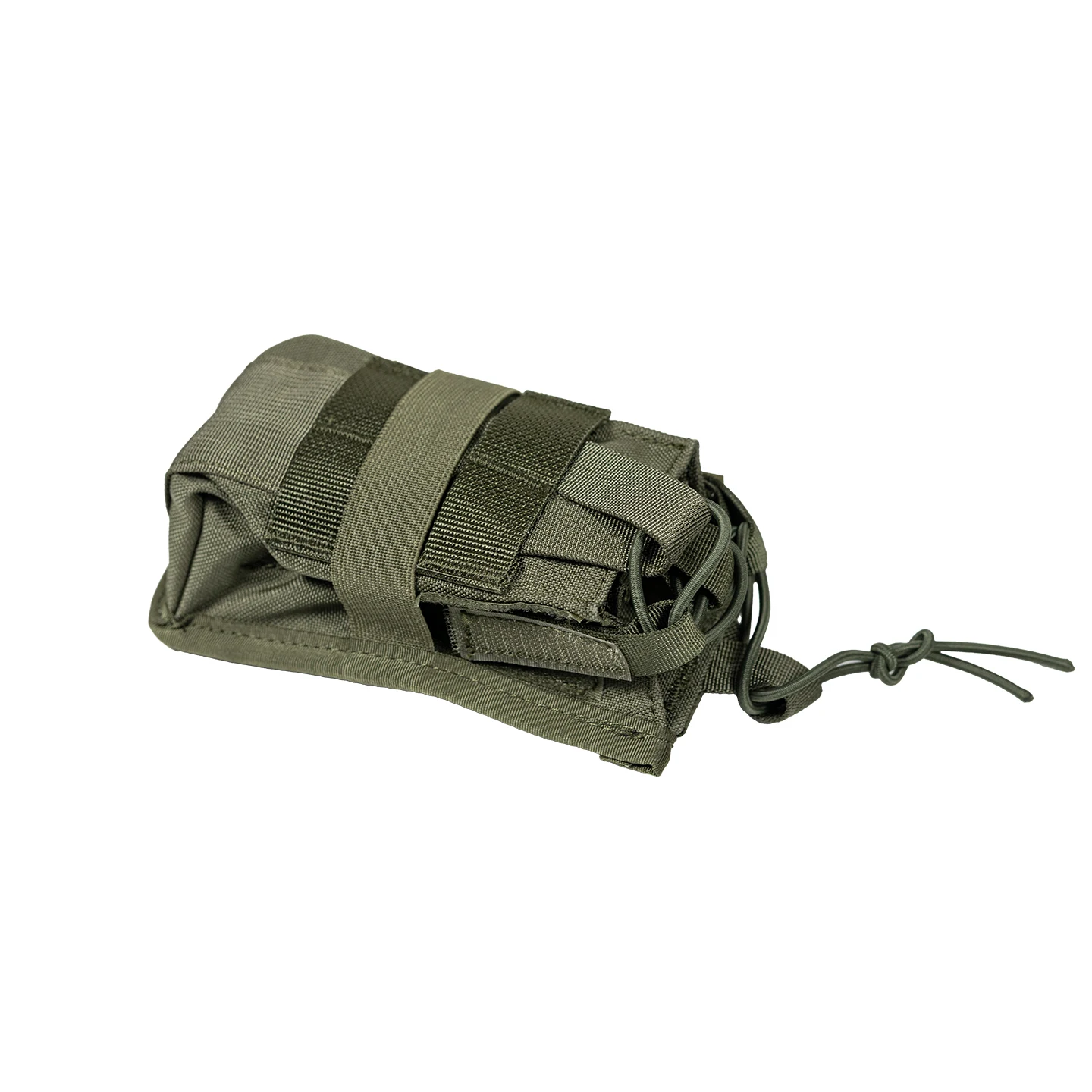 Двойной подсумок для магазинов - тактический подсумок MOLLE с открытым верхом и быстрым доступом, с эластичной фиксацией, для патронов и магазинов, для страйкбола и охоты (art.: 3920da41312af) - 3920da41312af