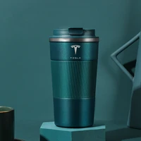stainless steel coffee thermos bottle for tesla model 3 model x s y thermal mug vacuum insulated cup tea cup hiking portable