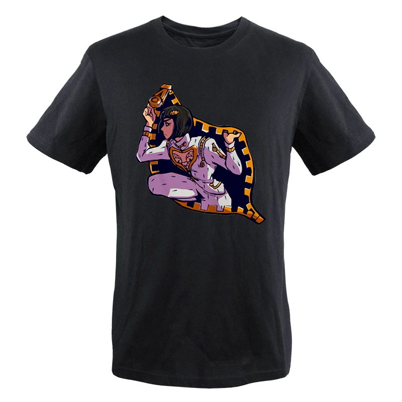 

JOJO's Bizarre Adventure Summer Men Tshirts Jotaro Japan Anime JOJO Men's T-Shirt Casual Cotton Camisa Masculina Streetwear