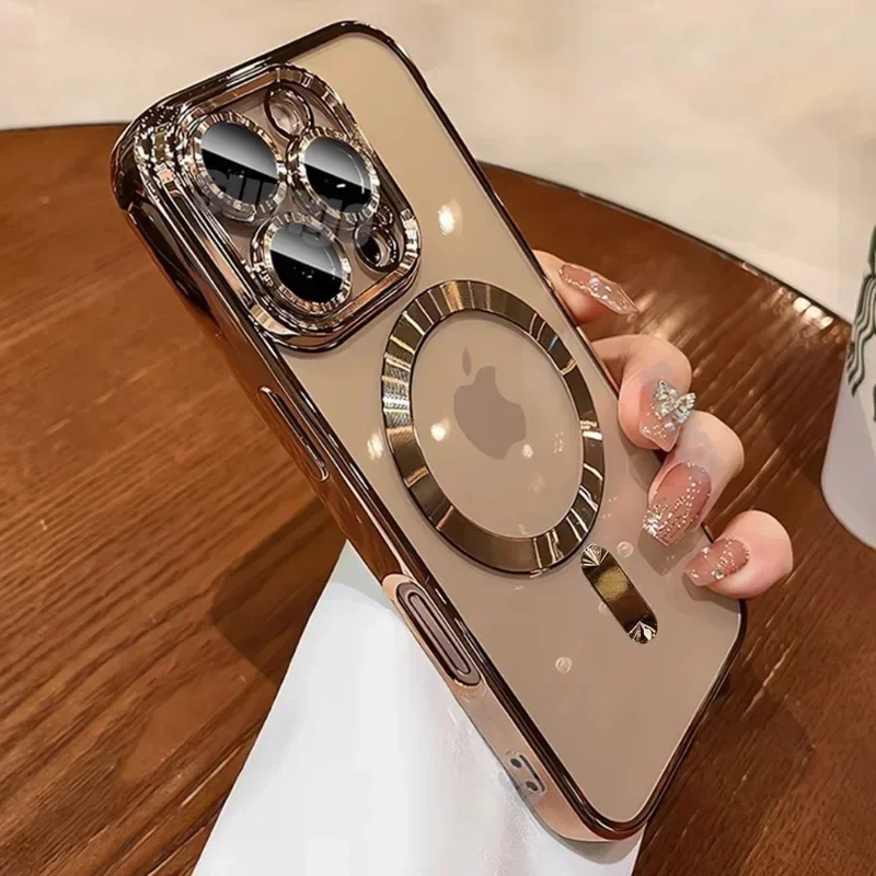 Ультратонкий прозрачный чехол с покрытием для iPhone 16 15 14 13 12 11 Pro Max Plus защитный