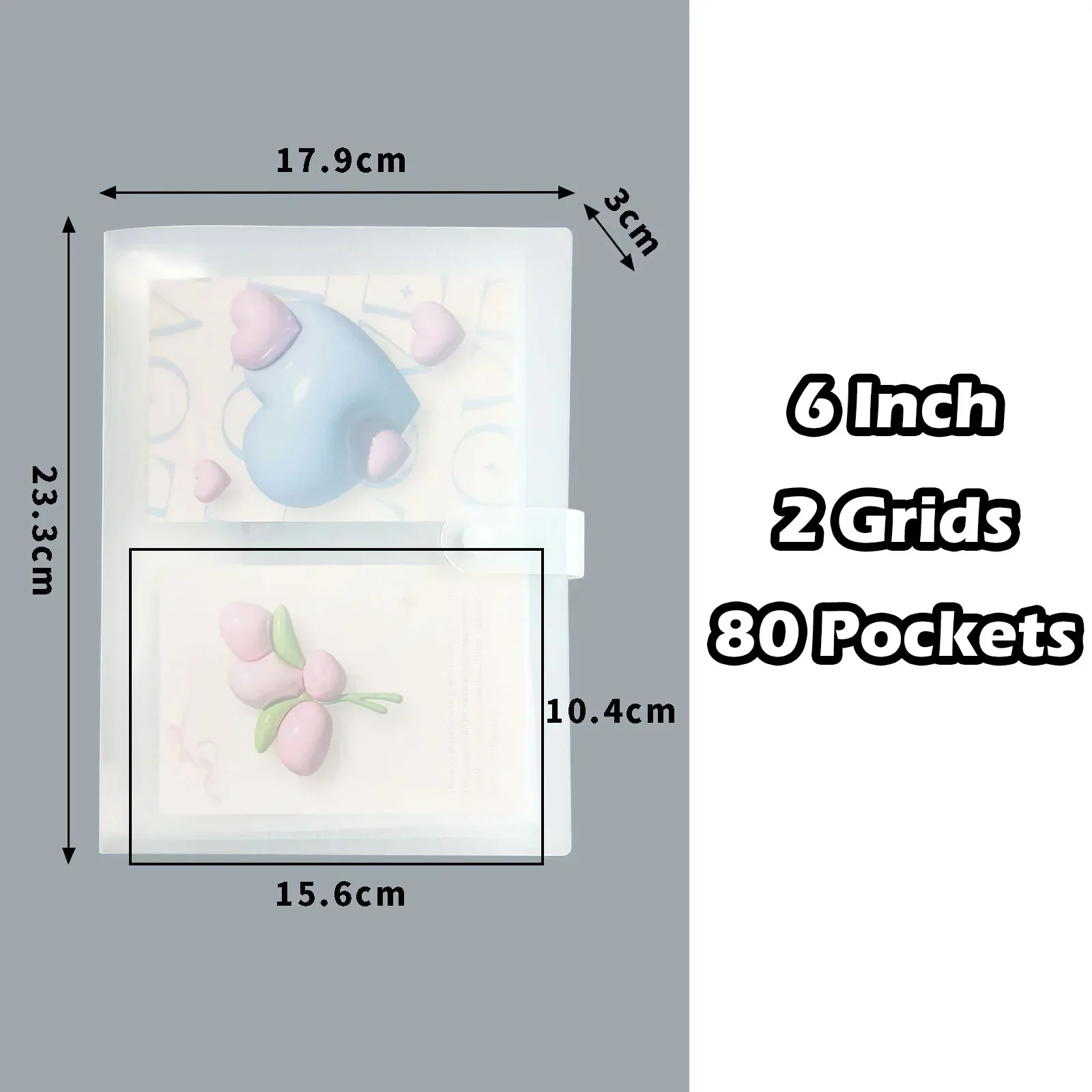 

【3/4/5/6 дюймов】80/96/120 сеток матовый интерstitial фотоальбом книга для хранения открыток идол фотокарточки PP коллекционные держатели для карточек