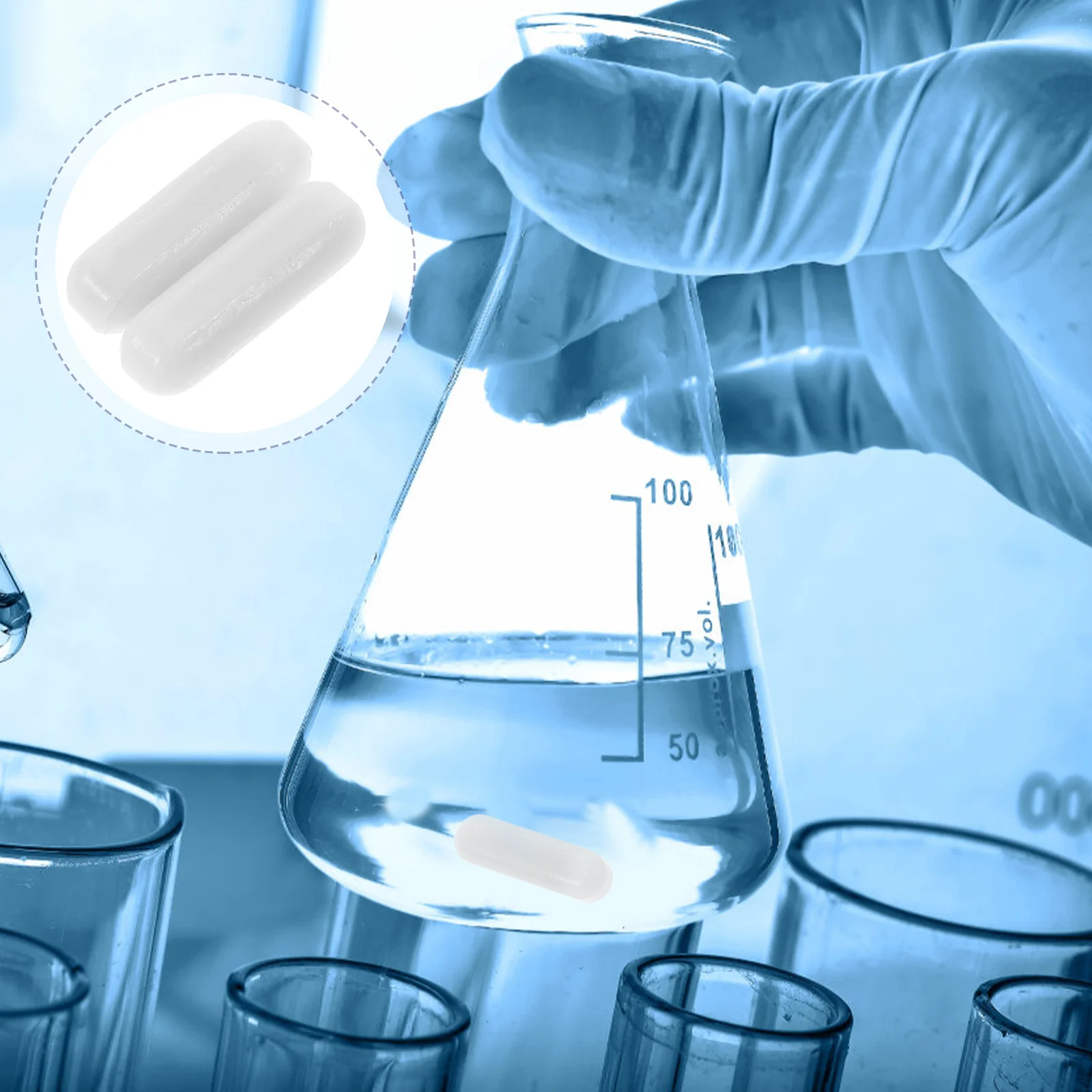 Магнитный стержень для перемешивания лабораторный барный миксер овальные