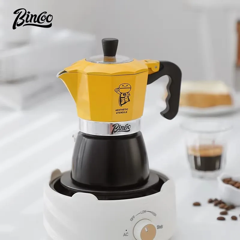 Кофе Bincoo с двойным клапаном Мокко итальянский небольшой домашний набор вареных