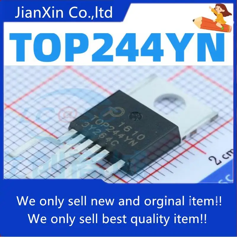 

10pcs 100% orginal new TOP244YN TO-220-6 AC/DC switch management power IC