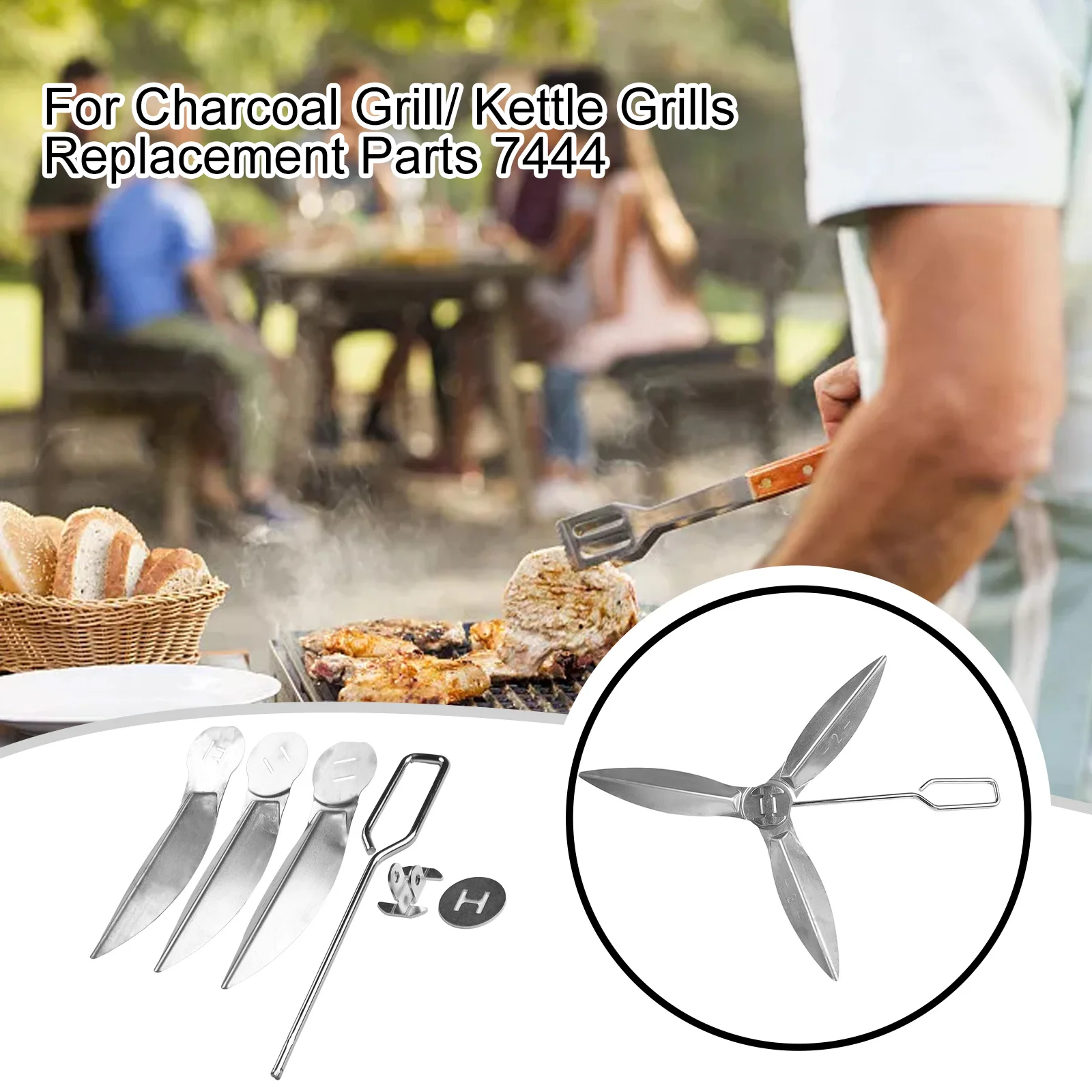 8-1/2 дюйма комплект системы очистки одним касанием для гриля 90992 3618 7443 запасная