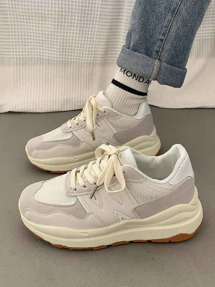 

Womens Sneakers Shoes 2023 Fashion Platform Woman-shoes Tennis Female Designer Thick Sole Roses Heels Trainers Casual New Riband