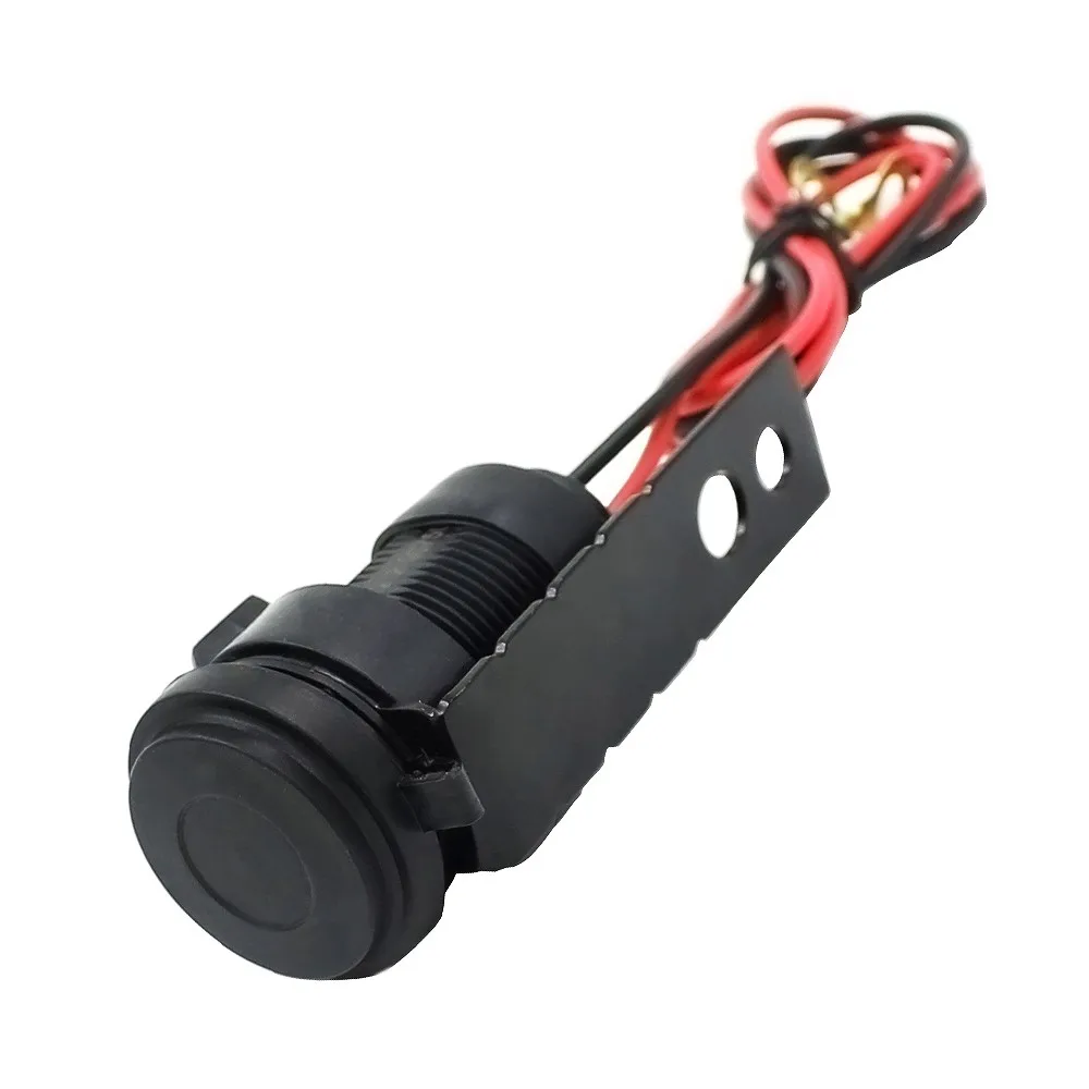 

Motorcycle HandleBarUSB Power Adapter Waterproof 12V Black Plastic Cover LED Indicator Motorcycle Accessories