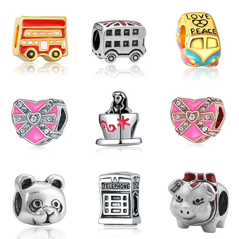 Бусины для браслета сделай сам gioielli relicario charms princess bijoux сплав духи mujer original