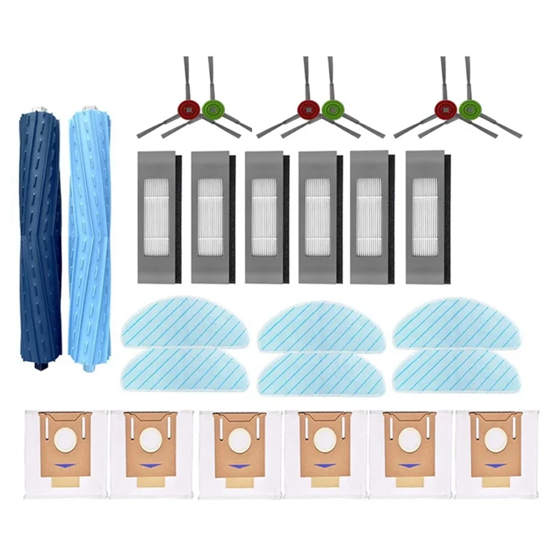 

1Set Replacement Parts Accessories For Ecovacs Deebot Ozmo T9 AIVI T9 AIVI+ Vacuum Cleaner Robot Main Brush/Roller Brush