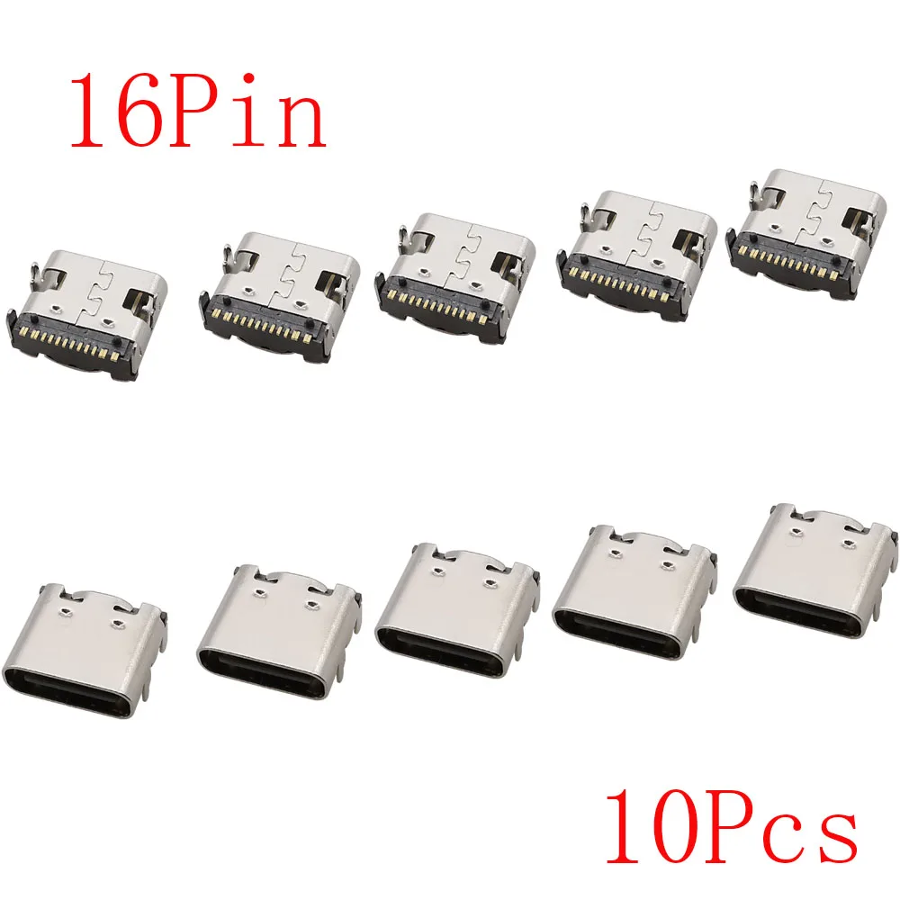 

USB-разъем Type-C женский 2/6/16/24 контакта