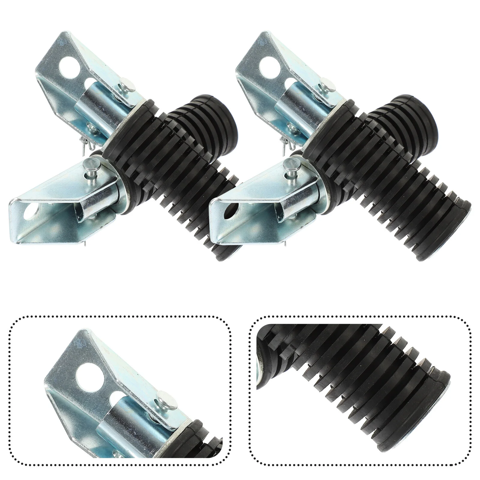 

4 Pcs Accessories Durable Motorcycle Footrest Wear Resistant Practical Peg Rubber Pedal Rear