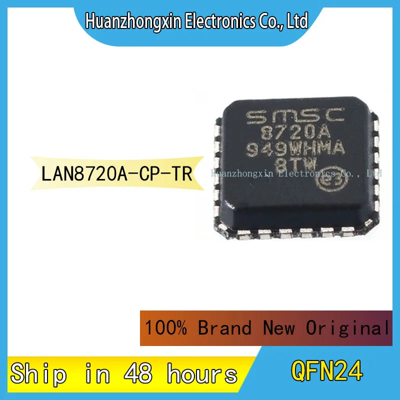 

LAN8720A-CP-TR QFN24 100% Brand New Original Chip Integrated Circuit Microcontroller