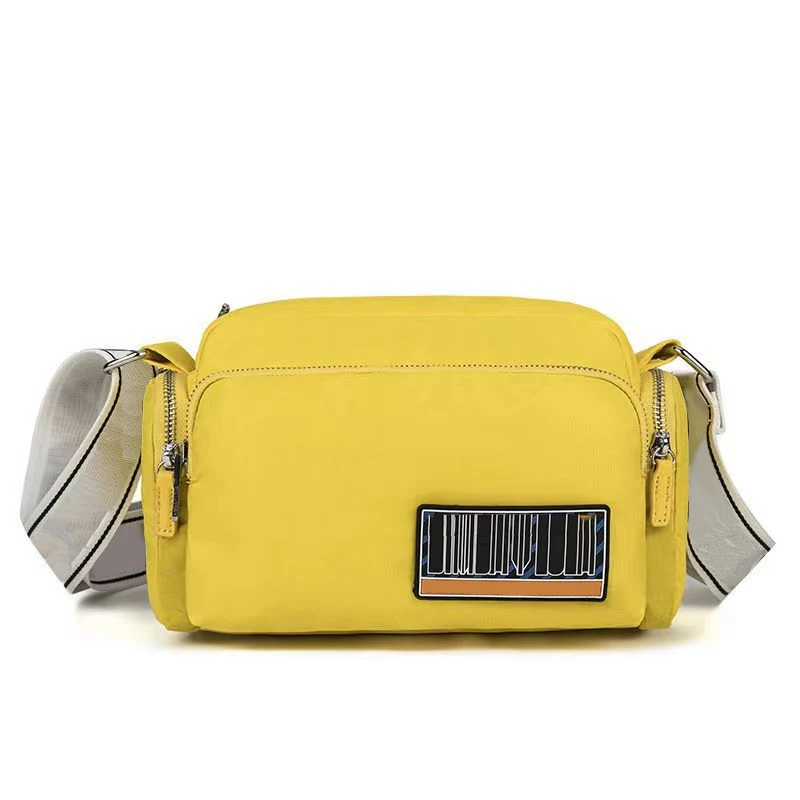 

BYl High Quality Bag Advanced Waterproof Fabric Yellow Diagonal Bag Personality Bag Fashion Versatile Free Shipping