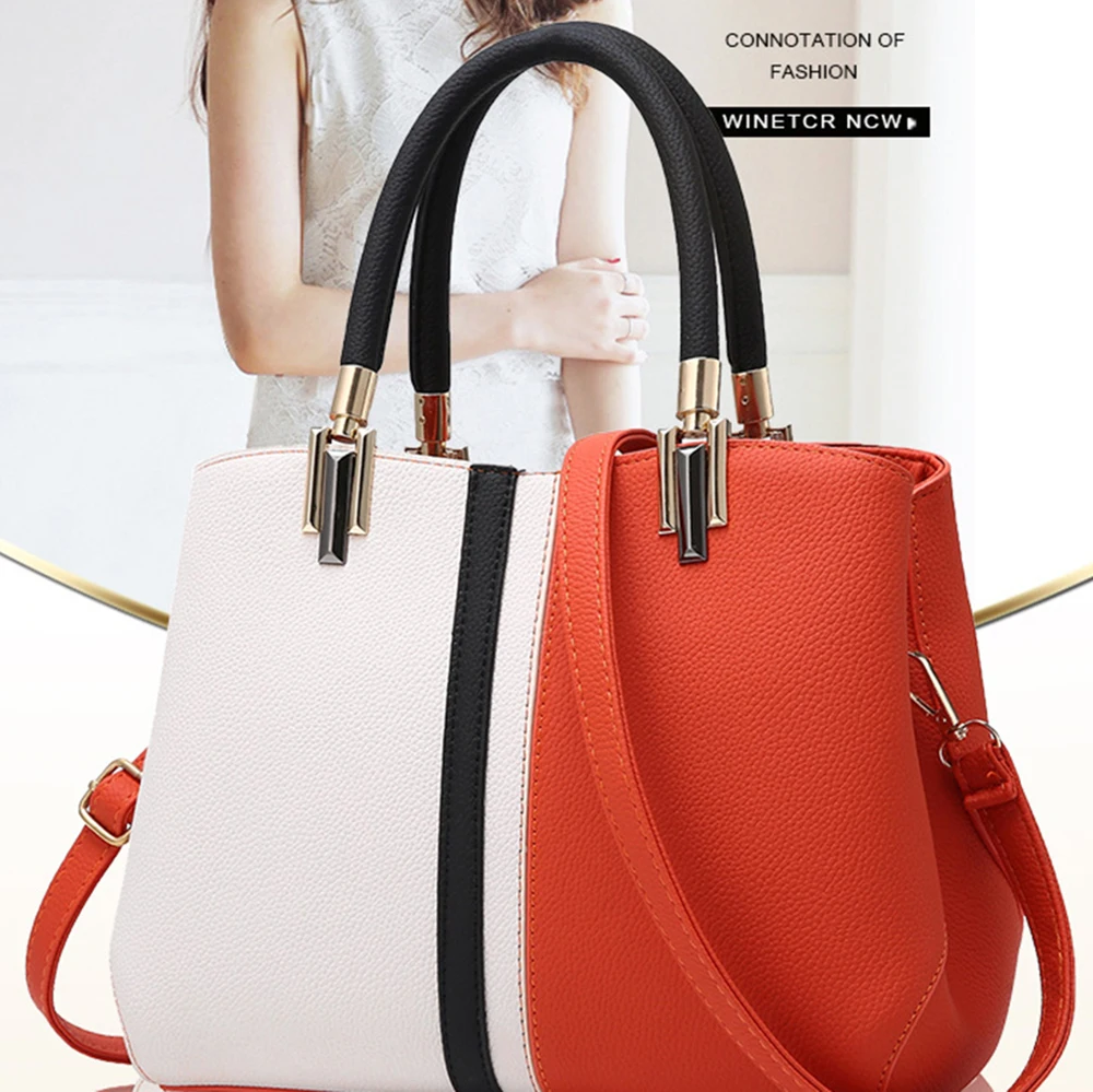 

Women Tote Bag Fashion Casual Women's Handbags Luxury Handbag Designer Shoulder Bags New For Women 2021 Bolsa Feminina Black