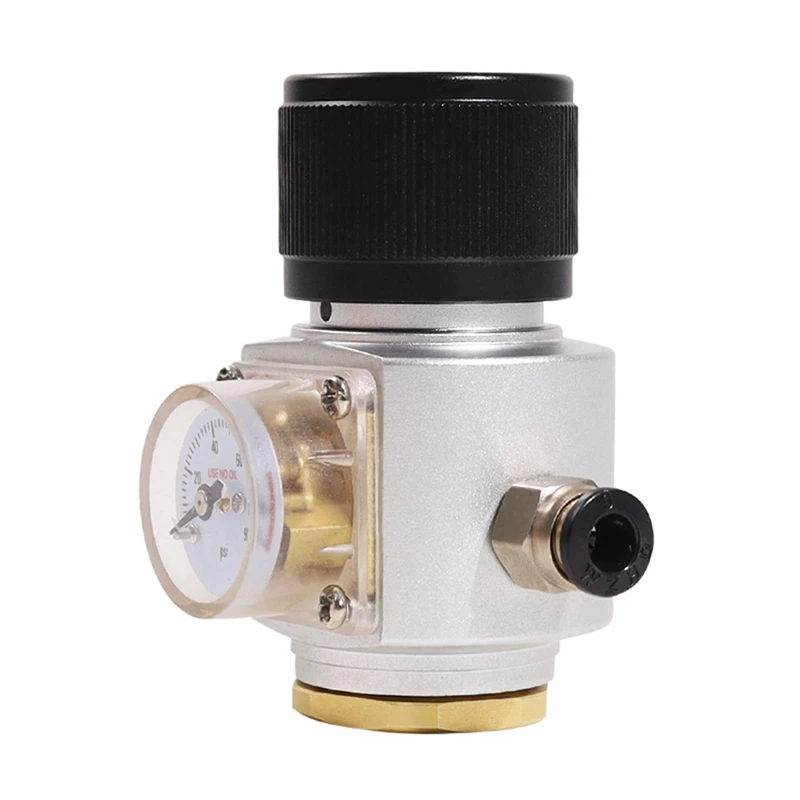 

2X CO2 Keg Charger Gas Regulator Pressure Reducer Adapter For Sodastream Glass Bottles Aquarium Beer Water Plants,BE030
