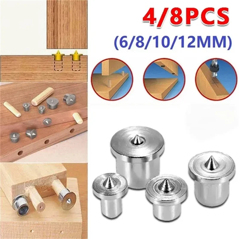 

DIY Locator Wooden Pin Center Punching Accessories 4/8Pcs/Set Furniture Positioning Carpentry Log Dowel Drill Centre Woodworking